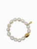 Pearl Bracelet - Gold Bean