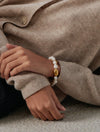 Pearl Bracelet - Gold Bean