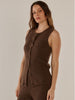 Shona Knit Vest - Espresso