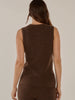 Shona Knit Vest - Espresso