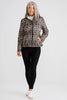 Aurelia Reversible Puffer - Leopard Beige