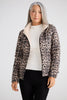 Aurelia Reversible Puffer - Leopard Beige