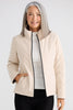 Aurelia Reversible Puffer - Leopard Beige