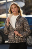 Aurelia Reversible Puffer - Leopard Beige