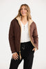 Ellis Reversible Puffer - Chocolate/ Taupe