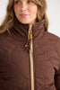 Ellis Reversible Puffer - Chocolate/ Taupe