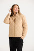 Ellis Reversible Puffer - Chocolate/ Taupe