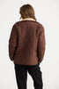 Ellis Reversible Puffer - Chocolate/ Taupe