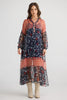 Carnation Dress - Navy Poppy
