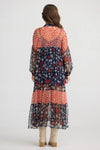 Carnation Dress - Navy Poppy