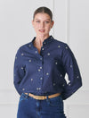 Tulip Shirt - Navy