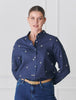 Tulip Shirt - Navy