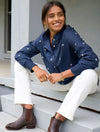 Tulip Shirt - Navy