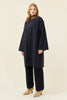 Farida Convertible Coat - Navy