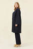 Farida Convertible Coat - Navy