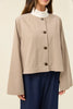 Farida Convertible Coat - Stone