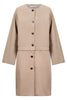 Farida Convertible Coat - Stone