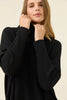 Juno Relaxed Roll Neck Jumper - Onyx