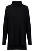 Juno Relaxed Roll Neck Jumper - Onyx