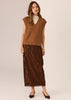 Loren Cable Vest - Toffee
