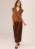 Loren Cable Vest - Toffee