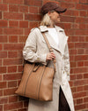 Rhodes Laptop Bag - Latte