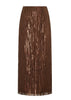 Sequence Beaded Skirt - Cocolate