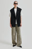 Fique Oversized Waistcoat - Black