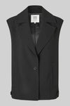 Fique Oversized Waistcoat - Black