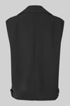 Fique Oversized Waistcoat - Black