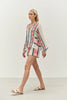 Dreamy Shirt - Navy/Red Jacquard