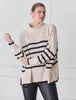 Samantha Striped Knit - Ecru/Black