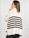 Samantha Striped Knit - Ecru/Black