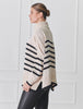 Samantha Striped Knit - Ecru/Black