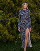Monument Dress - Black Swirl