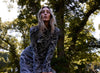 Monument Dress - Black Swirl