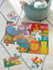 Petite Collage Floor Puzzle - Safari
