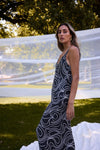 Crumpet Dress - Black Swirl