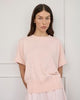 Lucy Knit Tee - Baby Pink