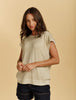 Carla Glitter Tank - Gold
