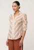Calantha Braided Trim Shirt - Gilded Frond