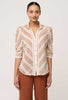 Calantha Braided Trim Shirt - Gilded Frond