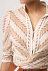 Calantha Braided Trim Shirt - Gilded Frond