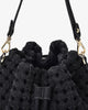 Box Weave Bucket Bag - Navy