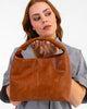 Linton Cross Body Large Bag - Tan Pebble