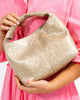 Linton Cross Body Bag Large - Gold Crinkle