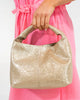 Linton Cross Body Bag Large - Gold Crinkle