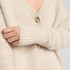 Smithton Fluffy Cardi - Putty