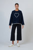 Namastai Heart Knit - Bleu Mix