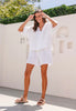 Tulum Linen Shorts - White